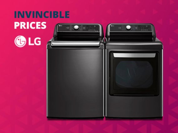 Save up to 25% on LG Laundry