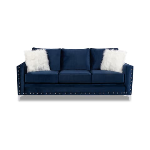 Adrian Blue Collection Sofa     