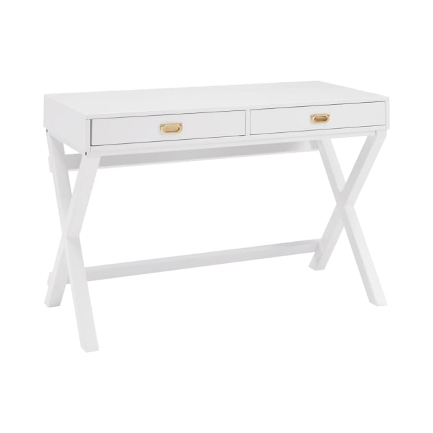 Linden Collection White Writing Desk