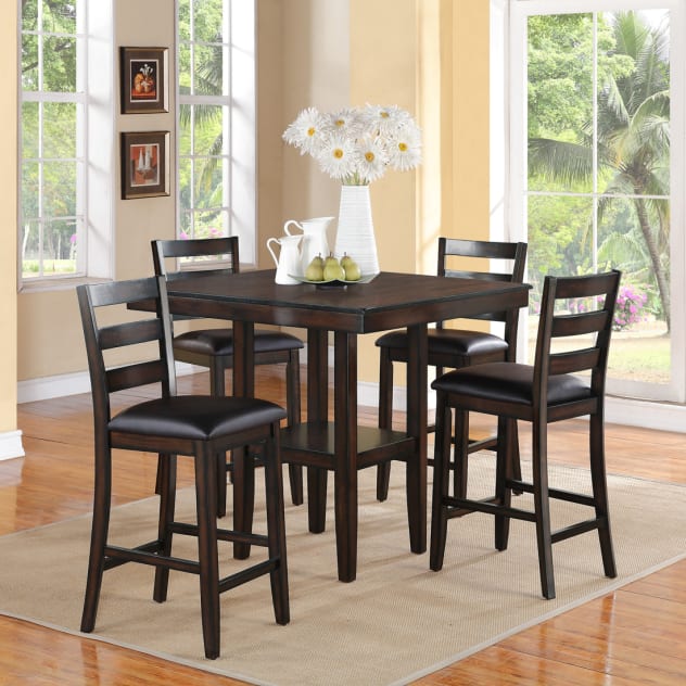 Tyler Collection 5pc Counter Height Dining Set