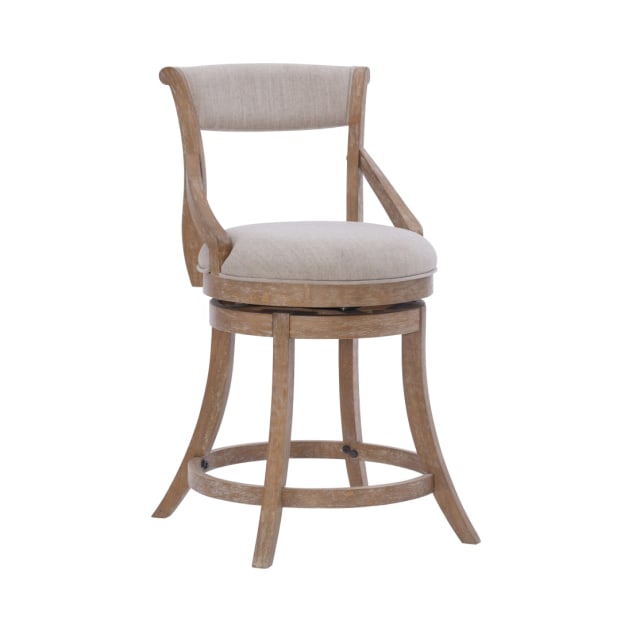 Barrer Collection Taupe Counter Stool