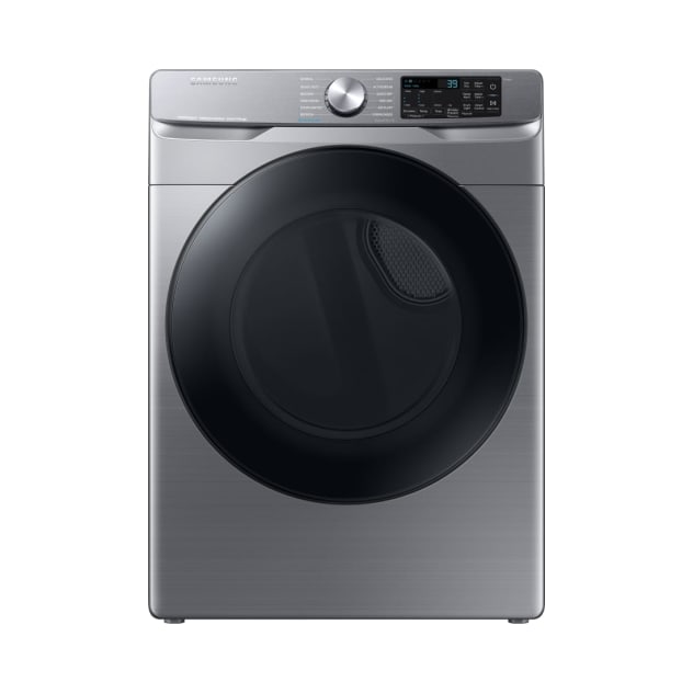 Samsung 7.5 cu. ft. Electric Dryer with Steam Sanitize+ in Platinum - DVE45B6300P