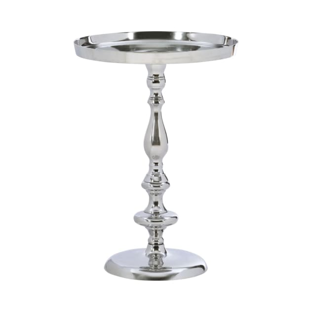 Gerlich Collection Silver Pedestal Side Table