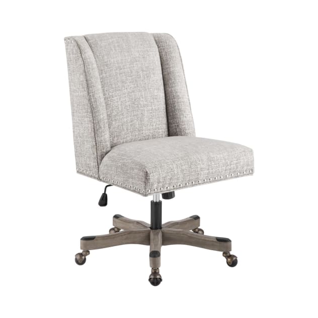 Drury Collection Silver Office Chair