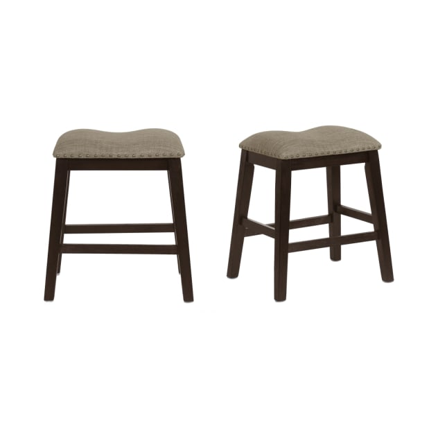 Dilan Collection Brown Counter Stool