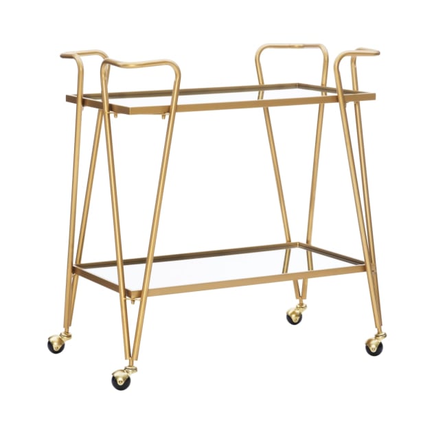 Dorrel Collection Gold Bar Cart