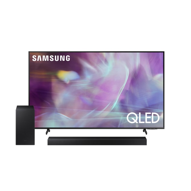 Samsung 65" Q60A QLED 4K UHD Smart TV Bundle - 65Q60BUNDLE