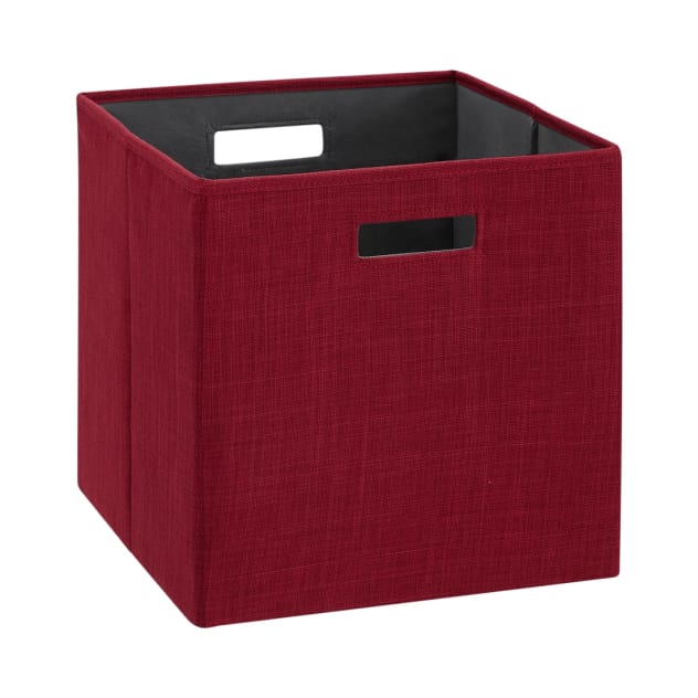 Kinne Collection Red Storage Bin Set of 2