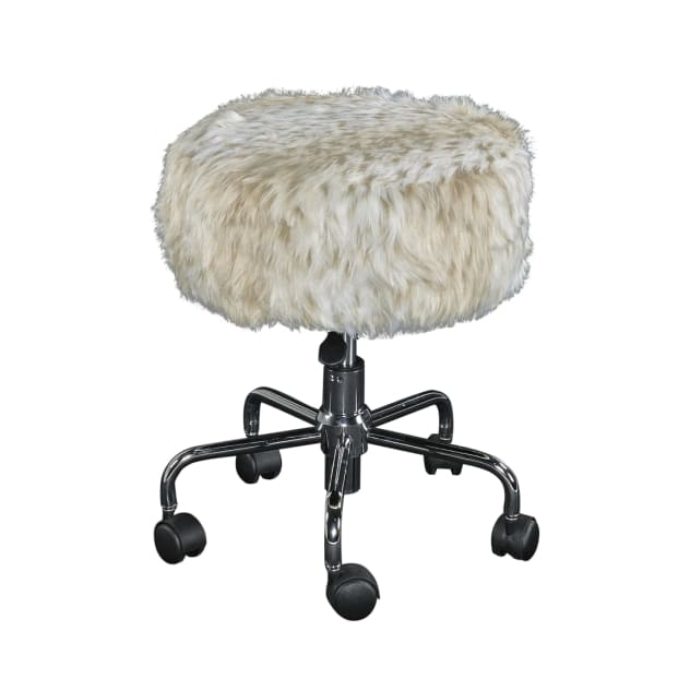 Townsend Collection Snow Leopard Stool