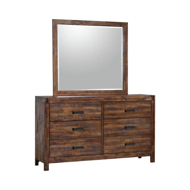 Wyatt Collection Chestnut Solid Wood Mirror