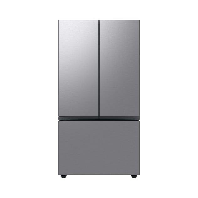 Samsung Bespoke 30 Cu. Ft. 3-Door French Door Refrigerator with Beverage Center in Stainless Steel - RF30BB6600QL