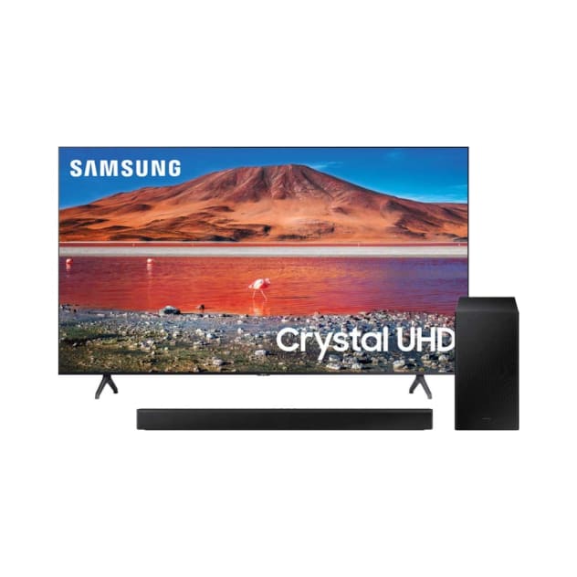 Samsung 65" TU7000 Crystal UHD 4K Smart TV Bundle - 65TU7000BUNDLE