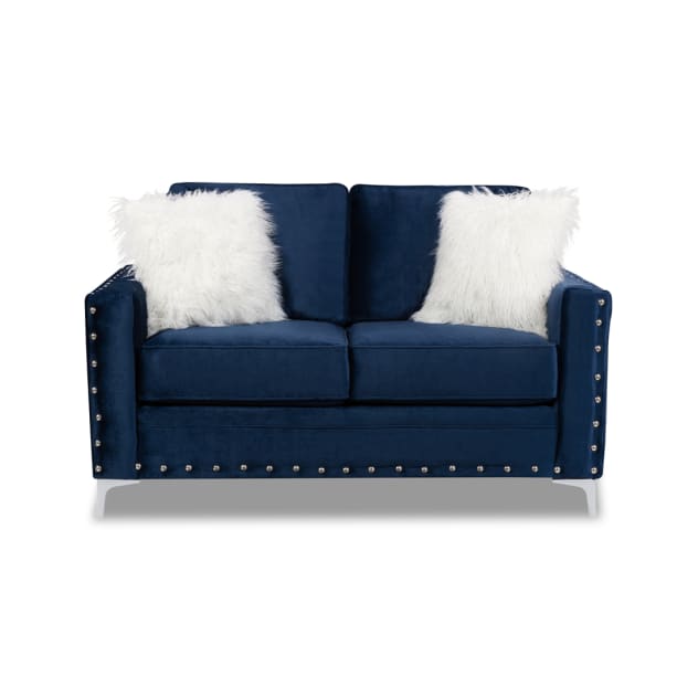 Adrian Blue Collection Loveseat   