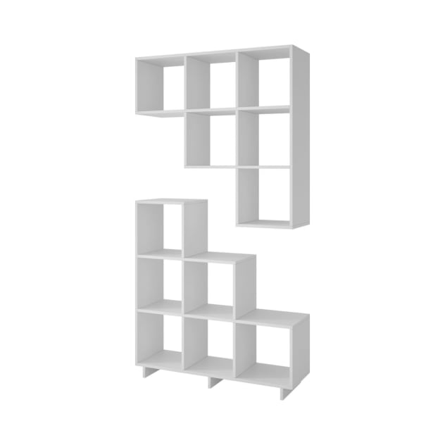 Cascavel Stair Cubbies in White (Set of 2)