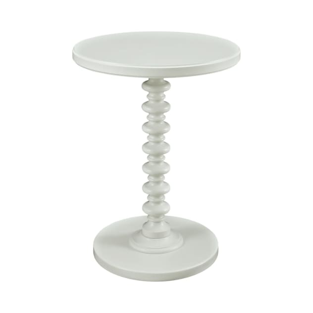 Venita Collection White Side Table