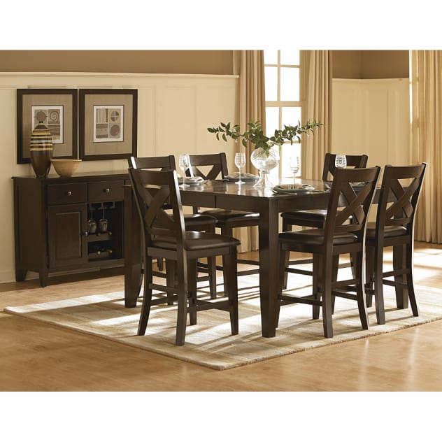 Crosspointe Dining - Counter Table & 4 Chairs - CP700