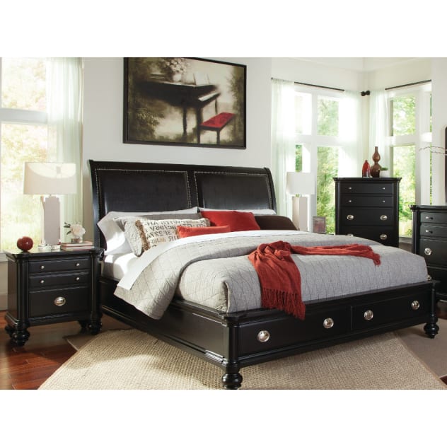 Denver Bedroom - Bed, Dresser & Mirror - King - 652066