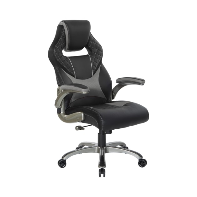 Oversite_Gaming_Chair_in_Faux_Leather_with_Grey_Accents_Main_Image