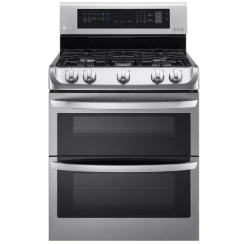 LG 6.9 Cu. Ft. Gas Double Oven Range with ProBake Convection® and EasyClean® - LDG4313ST