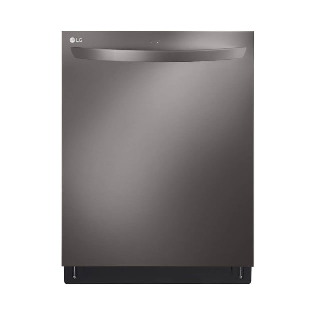LG Top Control Black Stainless Steel Smart Dishwasher with QuadWash
