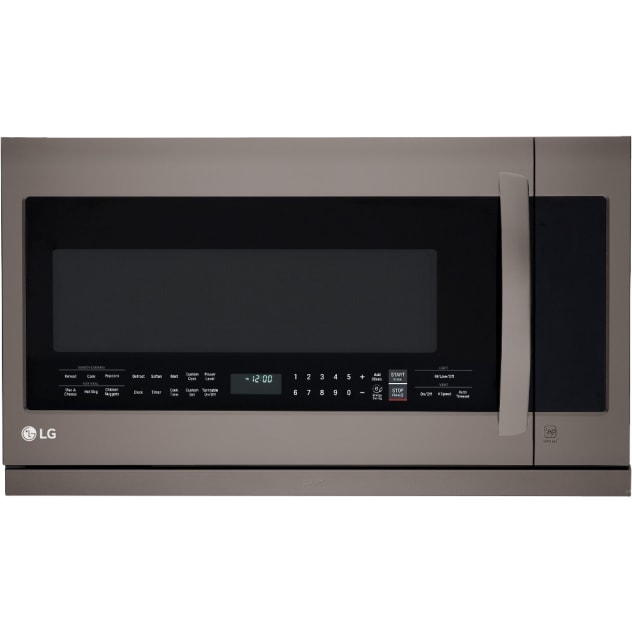 LG Black Stainless Steel Series 2.2 Cu.Ft. Over-the-Range Microwave Oven (LMHM2237BD)