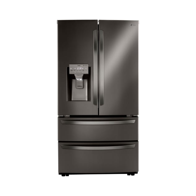 LG 22 cu ft. Smart Counter Depth Double Freezer Refrigerator with Craft Ice