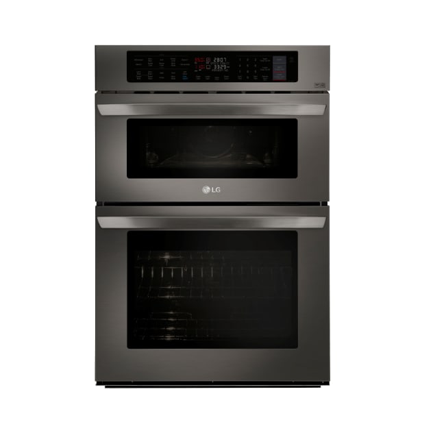 LG Black Stainless Steel Combi Wall Oven - LWC3063BD