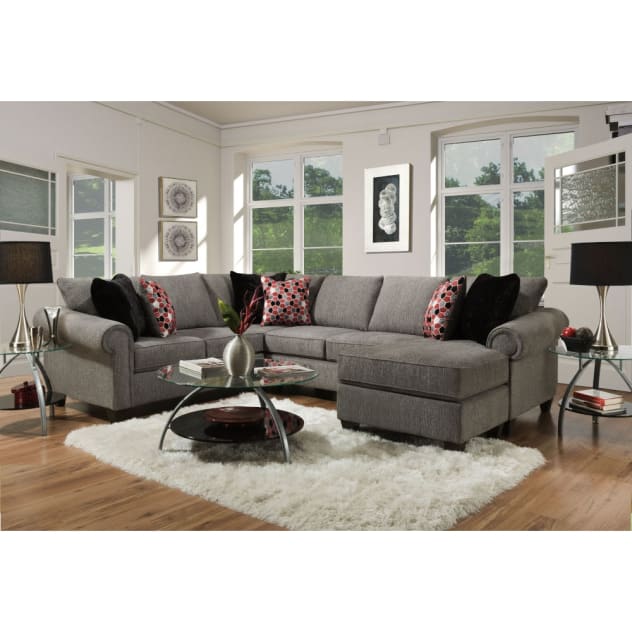 Olympus Sectional - RSF Sochottoman & LSF Arm Sofa - OLYMPUSSECT