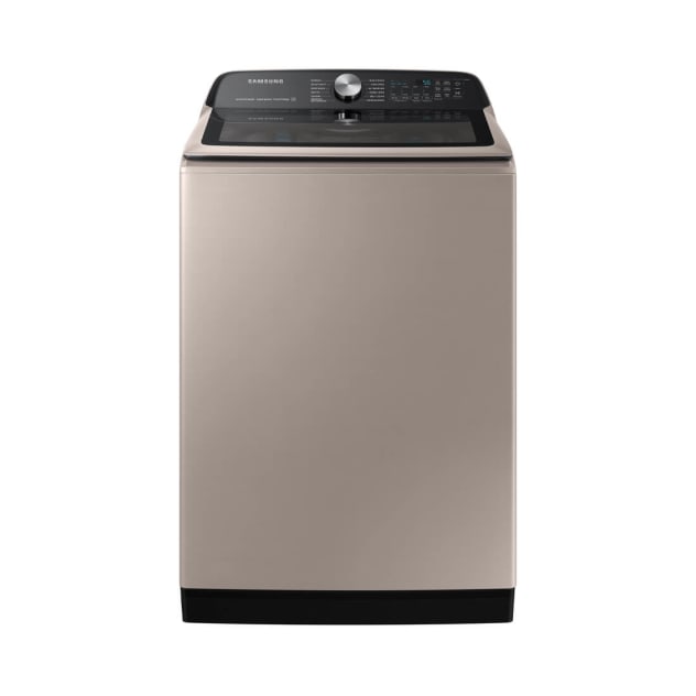 Samsung 5.2 cu. ft. Large Capacity Champagne Smart Top Load Washer