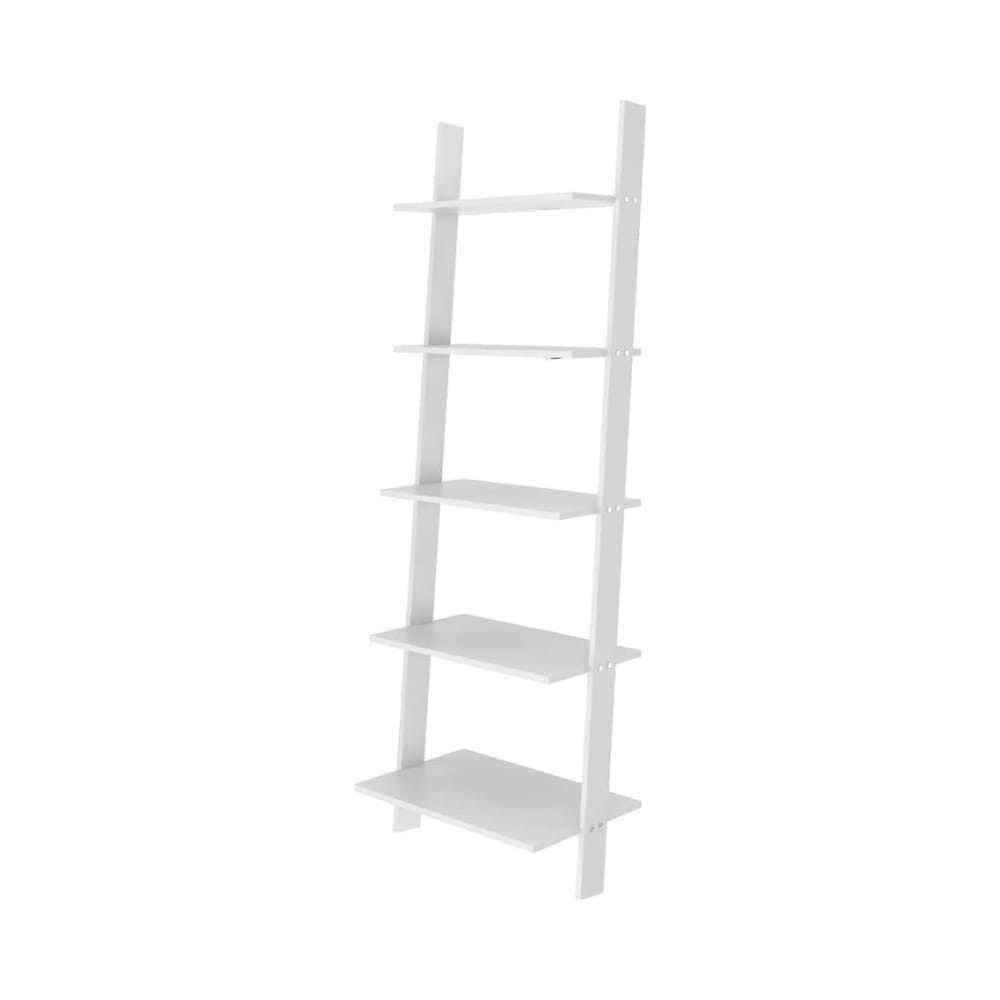 Cooper Ladder Bookcase in White