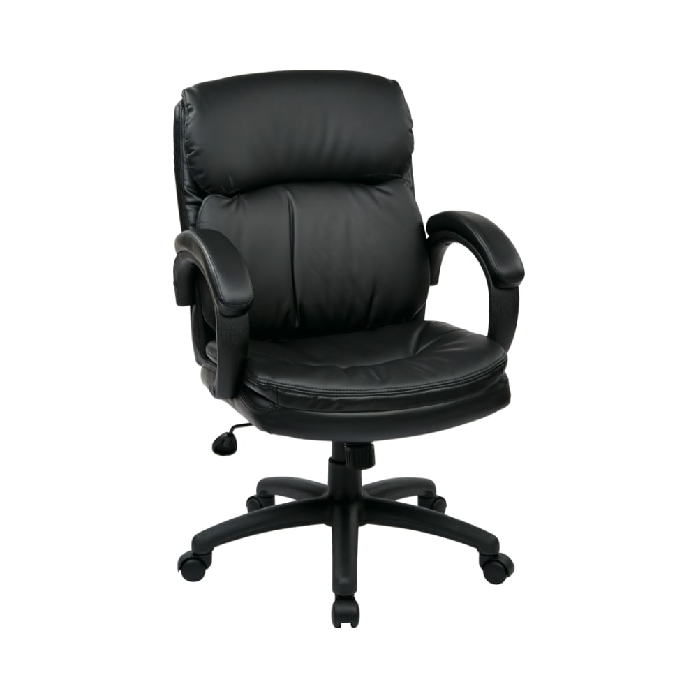Mid_Back_Black_Bonded_Leather_Executive_Chair_with_Padded_Arms_Main_Image