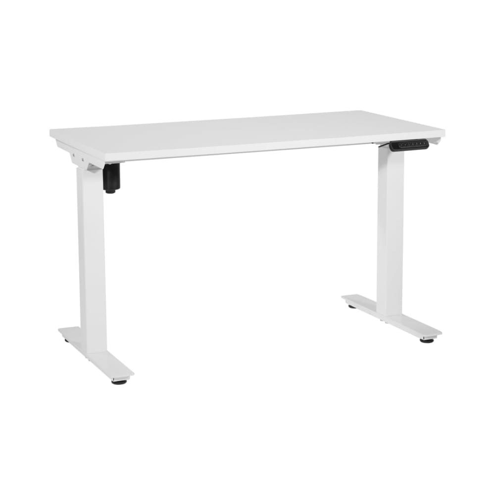 Prado_Table_with_White_Top_and_Base_2-Stage_One_Motor_Height_Adjustable_Main_Image