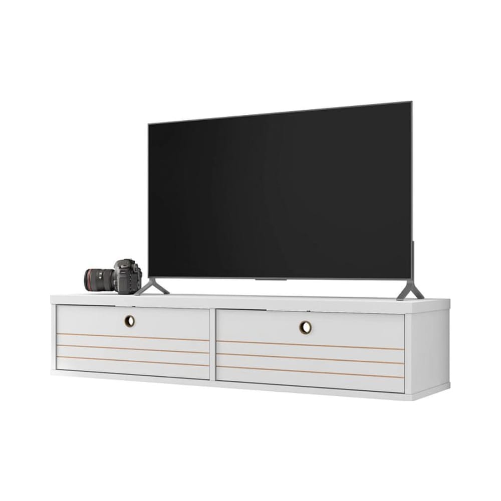 Liberty 42.28" Floating Entertainment Center in White