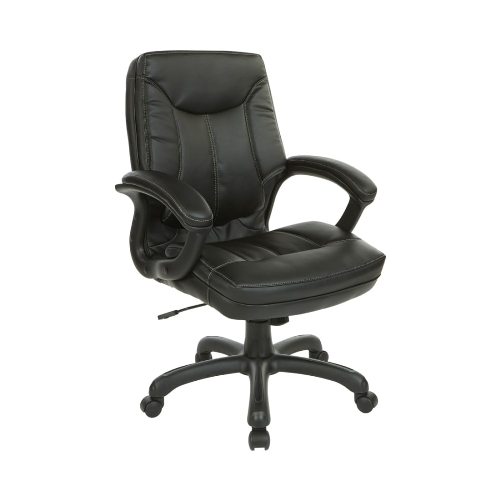 Executive_Mid_Back_Black_Faux_Leather_Chair_with_Contrast_Stitching_Main_Image