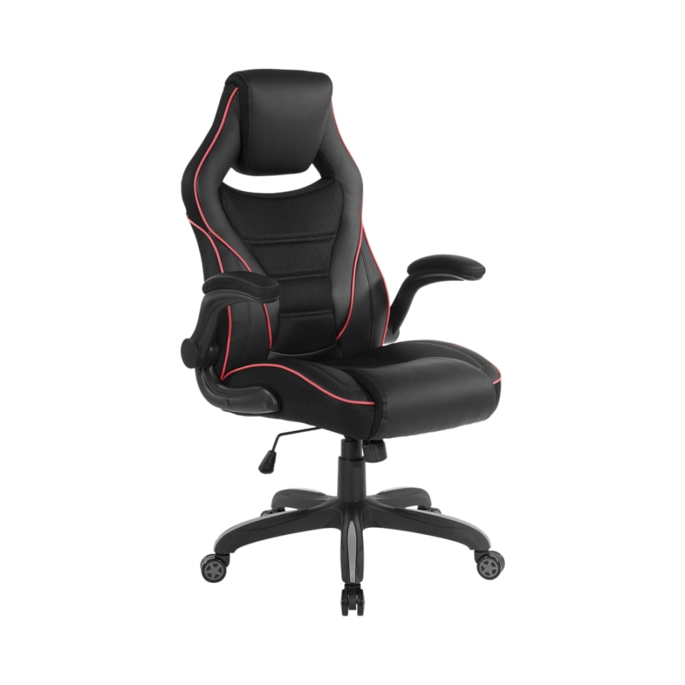 Xeno_Gaming_Chair_in_Red_Faux_Leather_Main_Image