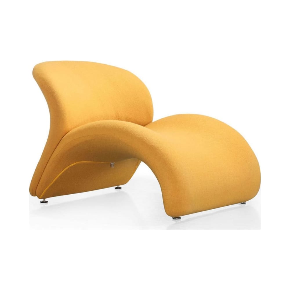Rosebud Accent Chair in Yellow