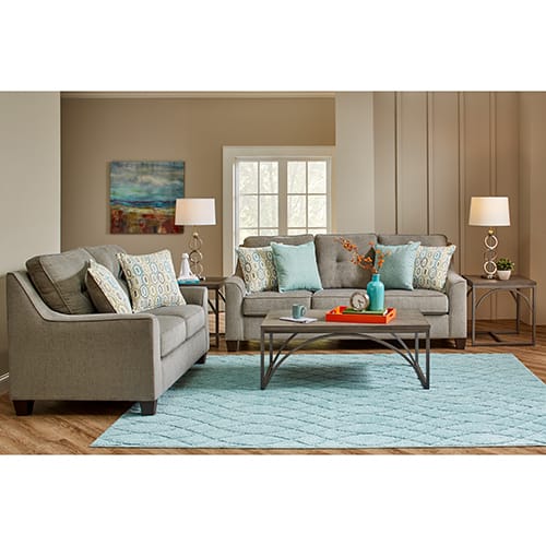 Ethan Collection 2PC Sofa & Loveseat