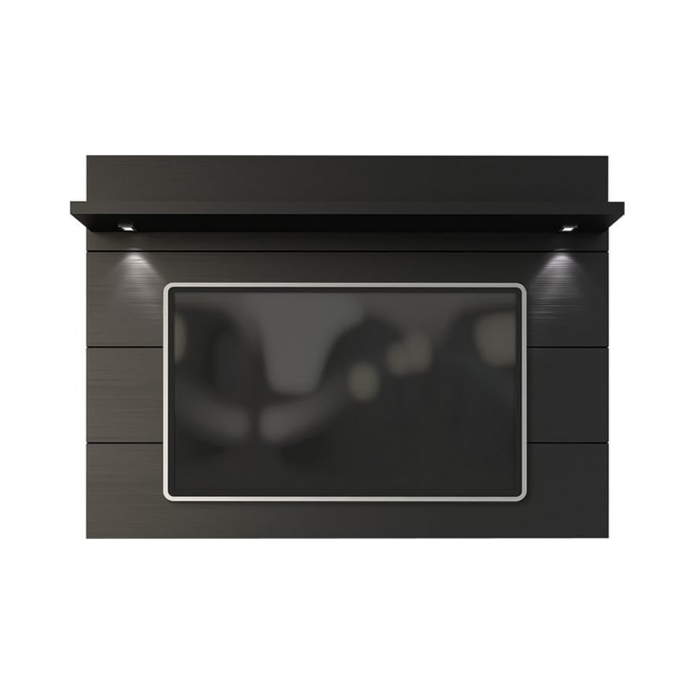 Cabrini Floating Wall TV Panel 1.8 in Black Matte
