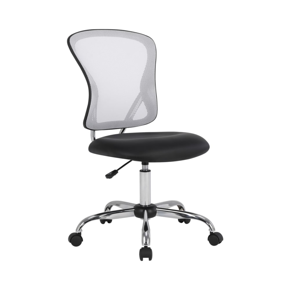 Gabriella_Task_Chair_with_White_Mesh_Back_and_Black_Faux_Leather_Seat_Main_Image