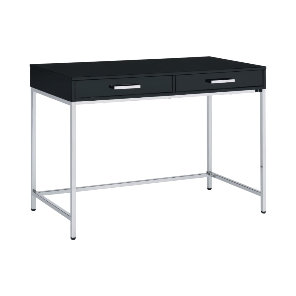 Alios_Desk_with_Black_Gloss_Finish_and_Chrome_Frame_Main_Image