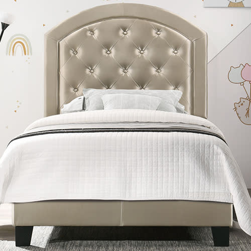 Gaby Twin Bed in Gold