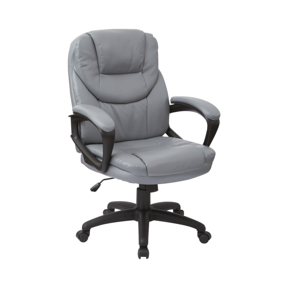 Charcoal_Grey_Faux_Leather_Managers_Chair_with_Padded_Arms_Main_Image