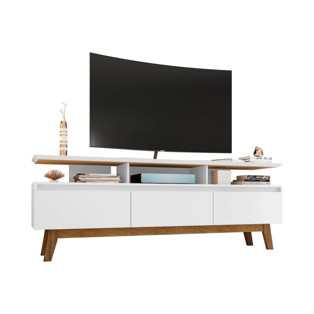 Yonkers 70.86" TV Stand in White