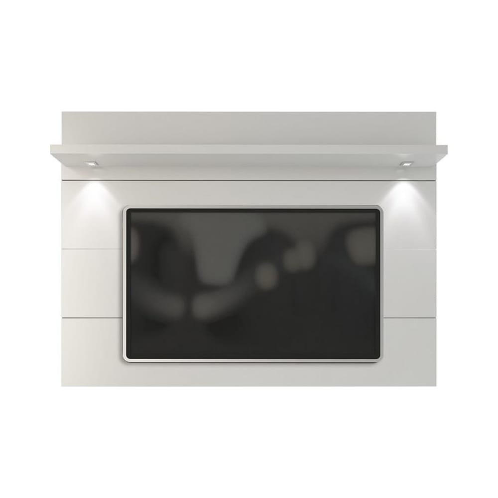 Cabrini Floating Wall TV Panel 1.8 in White Gloss