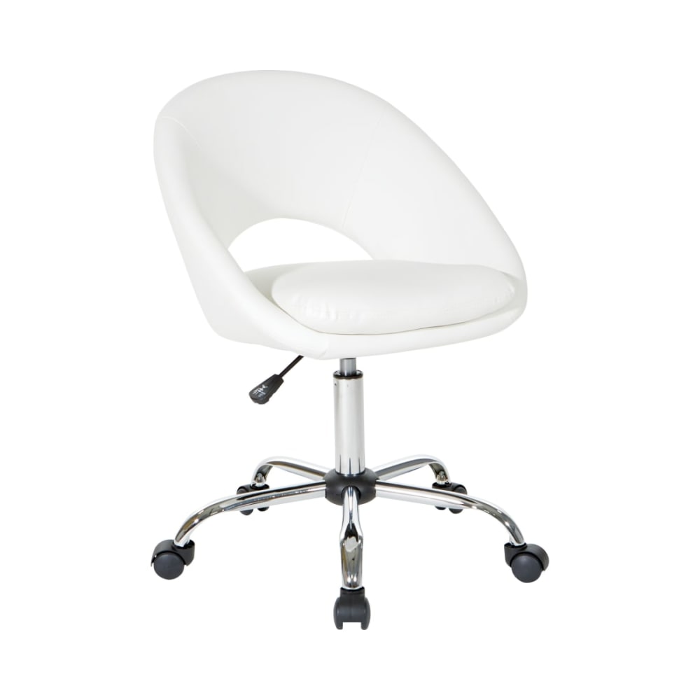 Milo_Height_Adjustable_Home_Office_Chair_in_Durable_White_Faux_Leather_Main_Image