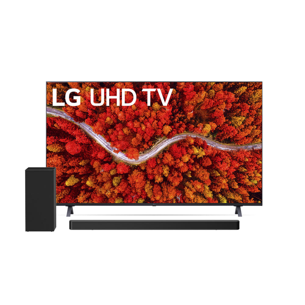 LG UHD 80 Series 65" Class 4K Smart UHD TV Bundle