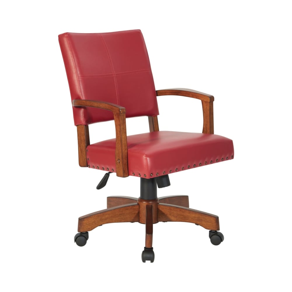 Deluxe_Wood_Bankers_Chair_in_Red_Faux_Leather_Main_Image