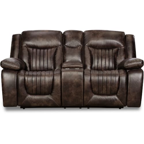 Optima P2 Motion Collection - Power Headrest Console Loveseat