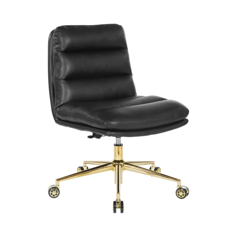 Legacy_Office_Chair_in_Deluxe_Black_Faux_Leather_with_Gold_Base_Main_Image