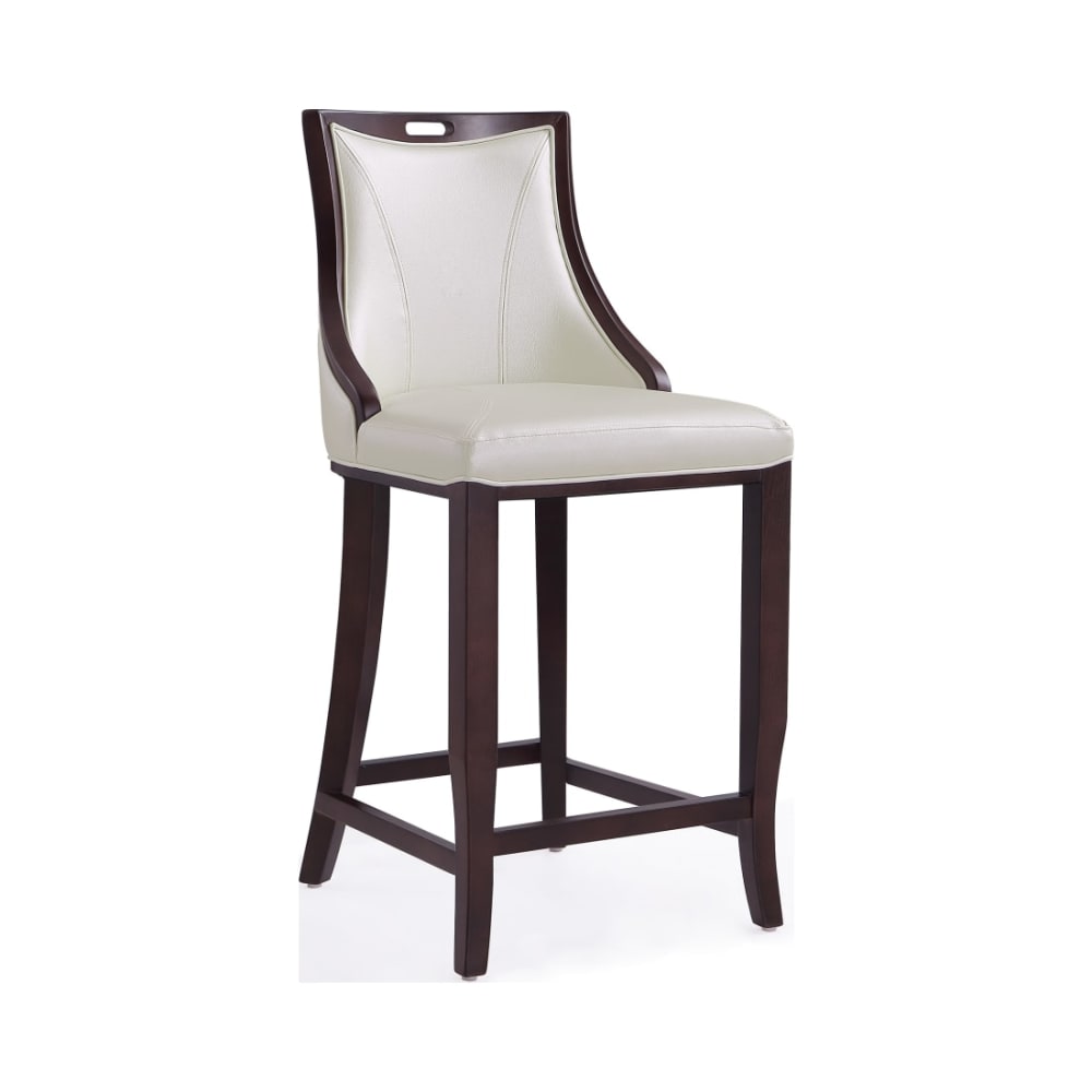 Emperor_Bar_Stool_in_Pearl_White_and_Walnut_Main_Image